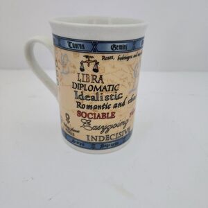 Dunoon Zodiac Libra 6" mug Designed by Jack Dadd